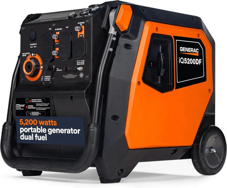 Generac iQ5200 DF 3900 Watt Electric Start Dual Fuel Inverter Generator - Ezonesglobal - Buy at Wine Coolers Online