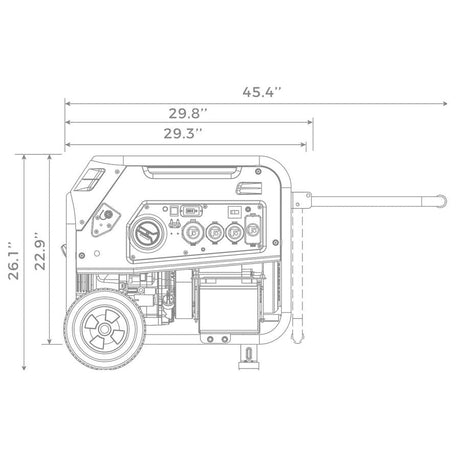 Generator 8000W/ 10,000W Tri Fuel Electric Start 120V/240V with Wheel Kit - Ezonesglobal - Buy at Wine Coolers Online