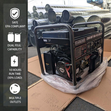 Gentron Power Equipment 12000 / 9000 - Watt GG12000GLCS - Ezonesglobal - Buy at Wine Coolers Online