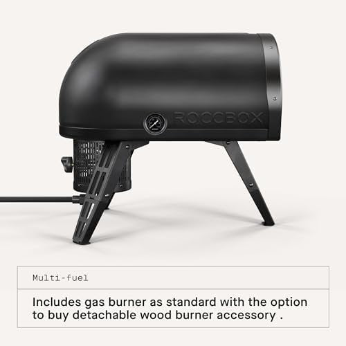 Gozney Roccbox Outdoor Pizza Oven, Black, Portable, Gas & Wood Fired, Restaurant - Grade - Ezonesglobal - Buy at Wine Coolers Online