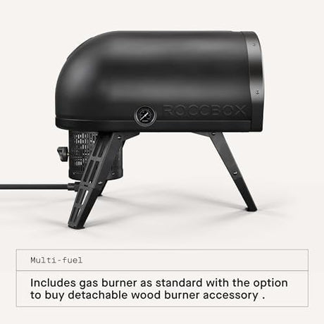 Gozney Roccbox Outdoor Pizza Oven, Black, Portable, Gas & Wood Fired, Restaurant - Grade - Ezonesglobal - Buy at Wine Coolers Online