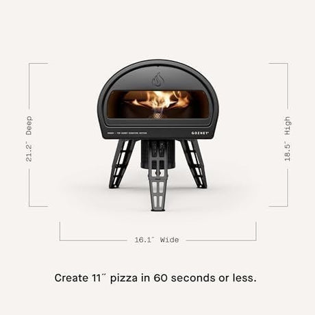 Gozney Roccbox Outdoor Pizza Oven, Black, Portable, Gas & Wood Fired, Restaurant - Grade - Ezonesglobal - Buy at Wine Coolers Online