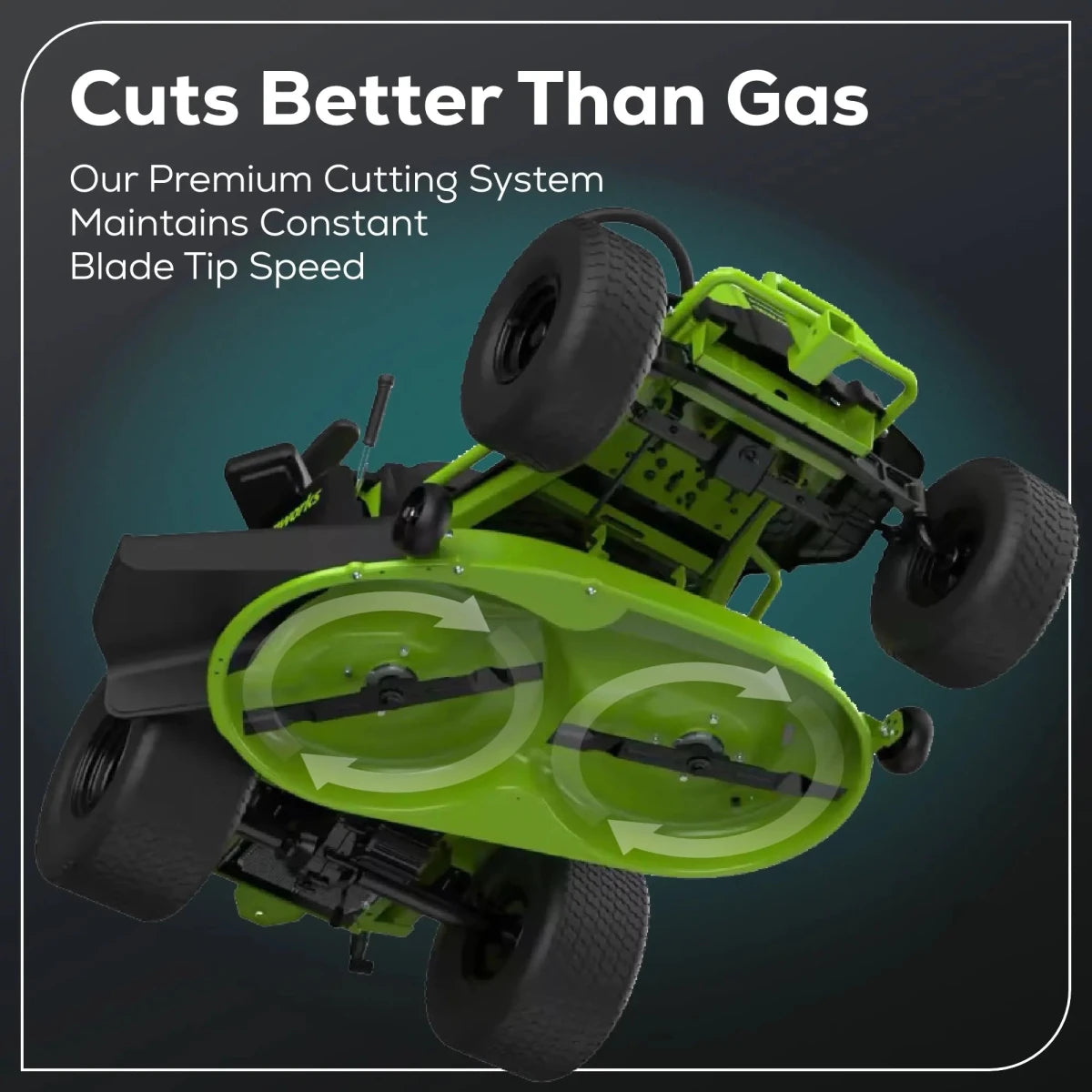 Greenworks 60V 42″ Cordless Battery CrossoverT Riding Lawn Mower - Ezonesglobal - Buy at Wine Coolers Online