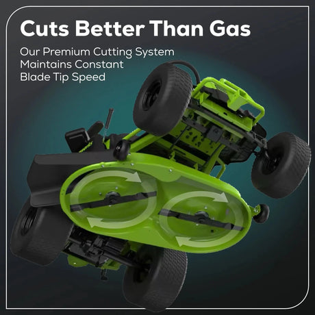 Greenworks 60V 42″ Cordless Battery CrossoverT Riding Lawn Mower - Ezonesglobal - Buy at Wine Coolers Online