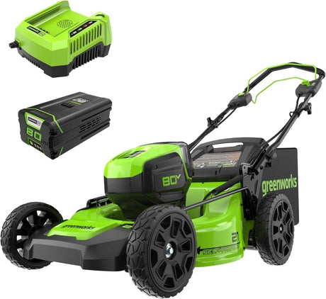 Greenworks 80V 21″ Cordless Self - Propelled Lawn Mower - Ezonesglobal - Buy at Wine Coolers Online