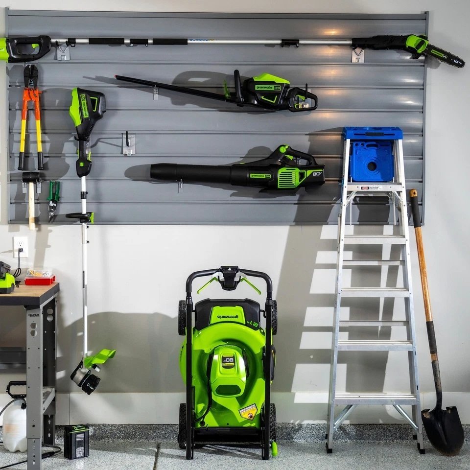 Greenworks 80V 21” Lawn Mower, 13” String Trimmer, and 730 Leaf Blower - Ezonesglobal - Buy at Wine Coolers Online