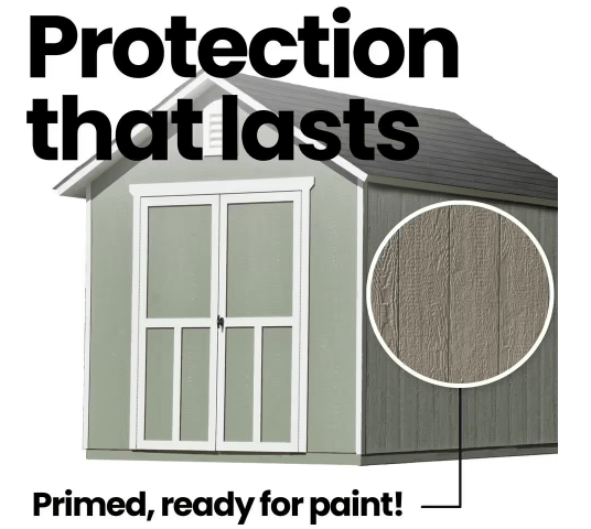 Handy Home Meridian Wooden Storage Shed – Multiple Sizes - Ezonesglobal - Buy at Wine Coolers Online