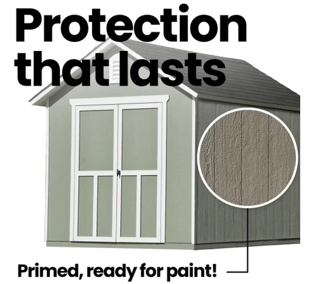 Handy Home Meridian Wooden Storage Shed – Multiple Sizes - Ezonesglobal - Buy at Wine Coolers Online