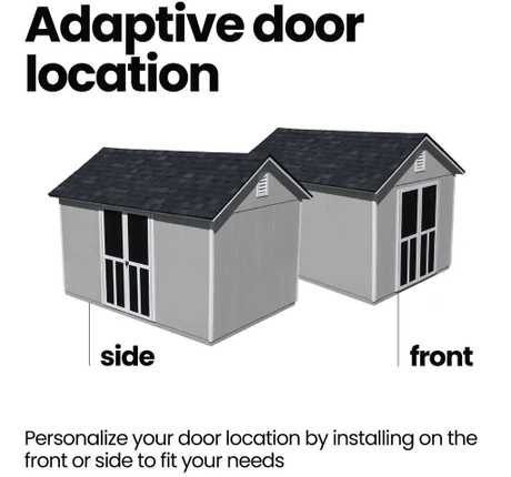 Handy Home Meridian Wooden Storage Shed – Multiple Sizes - Ezonesglobal - Buy at Wine Coolers Online