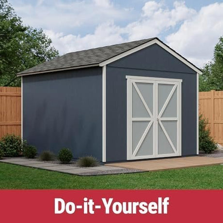 Handy Home Products Rookwood 10×12 Do - It - Yourself Wooden Storage Shed - Does not Include Floor kit, Paint, or Roofing Shingles - Ezonesglobal - Buy at Wine Coolers Online
