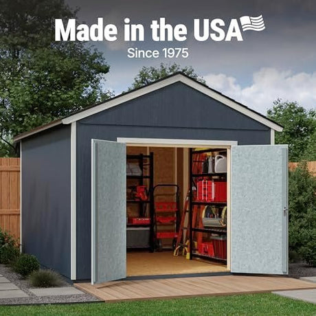 Handy Home Products Rookwood 10×12 Do - It - Yourself Wooden Storage Shed - Does not Include Floor kit, Paint, or Roofing Shingles - Ezonesglobal - Buy at Wine Coolers Online