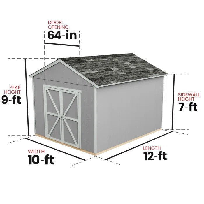 Handy Home Rookwood Storage Shed – Multiple sizes - Ezonesglobal - Buy at Wine Coolers Online