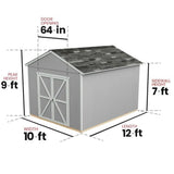 Handy Home Rookwood Storage Shed – Multiple sizes - Ezonesglobal - Buy at Wine Coolers Online