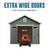 Heartland Asheville 10 - ft x 12 - ft Gable Style Wood Outdoor Storage Shed - Ezonesglobal - Buy at Wine Coolers Online