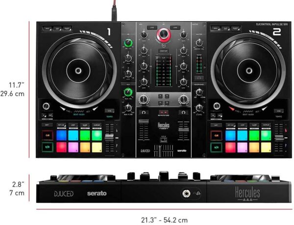 Hercules DJControl Inpulse 500 DJ Controller - Ezonesglobal - Buy at Wine Coolers Online