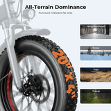 Heybike Fat Tire Mountain Electric Bike, 1200 W, 45 Miles, 1~3 Pedal Assist, Grey - Ezonesglobal - Buy at Wine Coolers Online