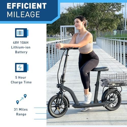 Hiboy MAX Pro Electric Scooter, 46.6 Mi Long Range, 22 MPH Power by 650W MAX Motor, 11” Pneumatic Tires, Split Hub Design, Dual Suspension, 265lbs MAX Load, Commuting Electric Scooter for Adults - Ezonesglobal - Buy at Wine Coolers Online