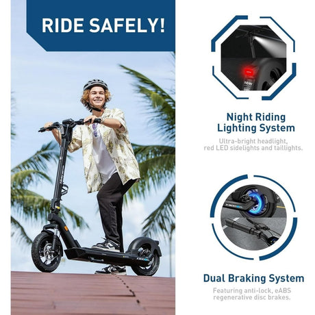 Hiboy X300 Electric Scooter, 700W Peak Motor, 12″ Pneumatic Tires, 23 Mph & 38 Miles Range, Folding Commuter Electric Scooter for Adults - Ezonesglobal - Buy at Wine Coolers Online