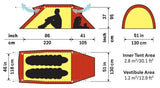 Hilleberg Nammatj 2 Tent - Ezonesglobal - Buy at Wine Coolers Online