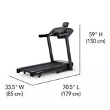Horizon Fitness T101 Connect Treadmill - Ezonesglobal - Buy at Wine Coolers Online