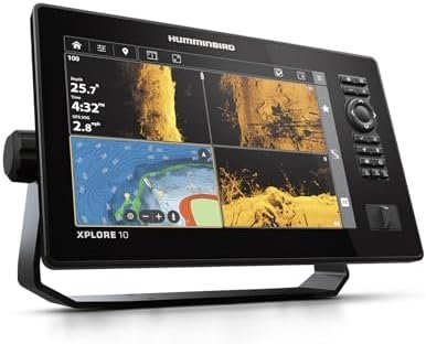 Humminbird XPLORE 10 GPS Fish Finder with Transducer, MEGA Side Imaging+ & HD Touchscreen Display - Ezonesglobal - Buy at Wine Coolers Online