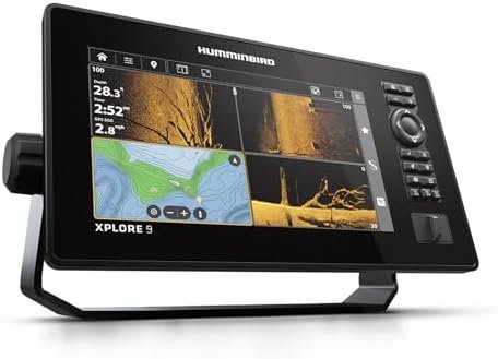 Humminbird XPLORE 9 GPS Fish Finder with Transducer, MEGA Side Imaging+ & HD Touchscreen Display - Ezonesglobal - Buy at Wine Coolers Online