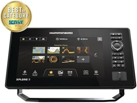 Humminbird XPLORE 9 GPS Fish Finder with Transducer, MEGA Side Imaging+ & HD Touchscreen Display - Ezonesglobal - Buy at Wine Coolers Online
