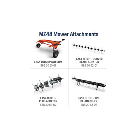 Husqvarna MZ48 Zero - Turn Mower 23 HP Kawasaki 48” Clear Cut ZT3100 (M - ZT Seat) - Ezonesglobal - Buy at Wine Coolers Online