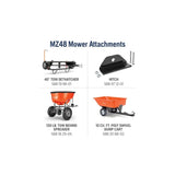 Husqvarna MZ48 Zero - Turn Mower 23 HP Kawasaki 48” Clear Cut ZT3100 (M - ZT Seat) - Ezonesglobal - Buy at Wine Coolers Online