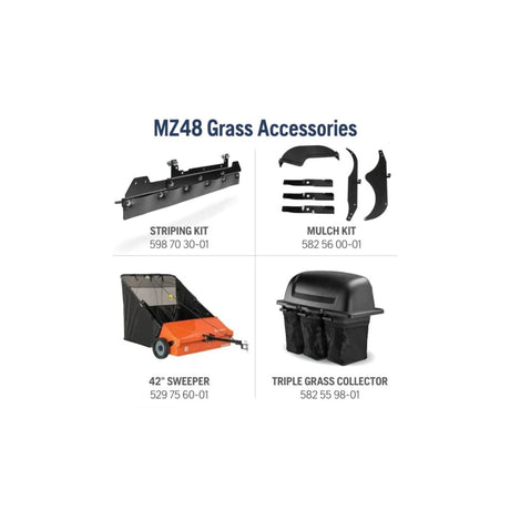 Husqvarna MZ48 Zero - Turn Mower 23 HP Kawasaki 48” Clear Cut ZT3100 (M - ZT Seat) - Ezonesglobal - Buy at Wine Coolers Online