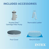 Intex 15′ x 48′ Metal Frame Above Ground Pool Set - Ezonesglobal - Buy at Wine Coolers Online