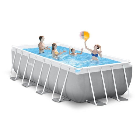 Intex 16Ft X 8Ft X 42In Prism Frame Rectangular Pool Set - Ezonesglobal - Buy at Wine Coolers Online
