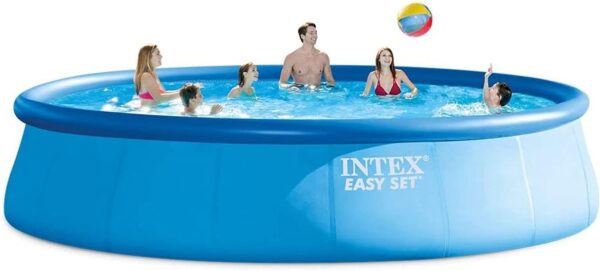 Intex 18′ x 48″ Inflatable Above Ground Swimming Pool with Ladder, Pump - Ezonesglobal - Buy at Wine Coolers Online