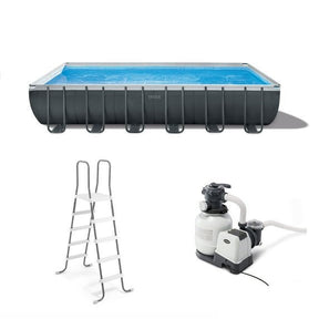 Intex 24′ x 12′ x 52″ Ultra XTR Rectangular Frame Swimming Pool Set + Pump - Ezonesglobal - Buy at Wine Coolers Online
