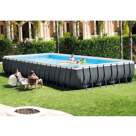 Intex 24′ x 12′ x 52″ Ultra XTR Rectangular Frame Swimming Pool Set + Pump - Ezonesglobal - Buy at Wine Coolers Online