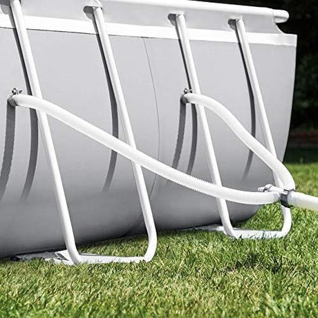 INTEX 26797EH Prism Frame Premium Oval Above Ground Swimming Pool Set: 20ft x 10ft x 48in – Includes 1500 GPH Cartridge Filter Pump – Removable Ladder – Pool Cover – Ground Cloth - Ezonesglobal - Buy at Wine Coolers Online