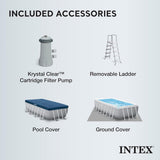 Intex Prism Frame 16′ x 8′ x 42′ Rectangular Above Ground Pool Set - Ezonesglobal - Buy at Wine Coolers Online
