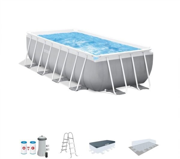 Intex Prism Frame 16′ x 8′ x 42′ Rectangular Above Ground Pool Set - Ezonesglobal - Buy at Wine Coolers Online