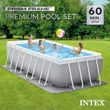 Intex Prism Frame 16′ x 8′ x 42′ Rectangular Above Ground Pool Set - Ezonesglobal - Buy at Wine Coolers Online