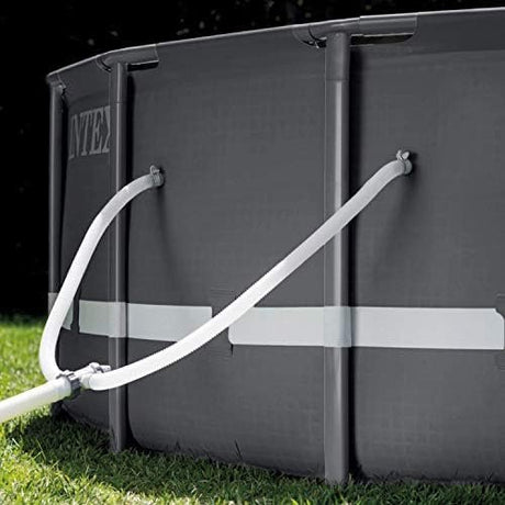 Intex Ultra XTR Frame 14′ x 42″ Round Above Ground Outdoor Swimming Pool Set with Sand Filter Pump, Ladder, Ground Cloth, and Pool Cover - Ezonesglobal - Buy at Wine Coolers Online