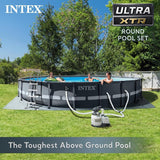 INTEX Ultra XTR Frame Round Above Ground Swimming Pool Set with Pump - Ezonesglobal - Buy at Wine Coolers Online