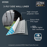Intex Ultra XTR Rectangular Swimming Pool Set with Pump - Ezonesglobal - Buy at Wine Coolers Online