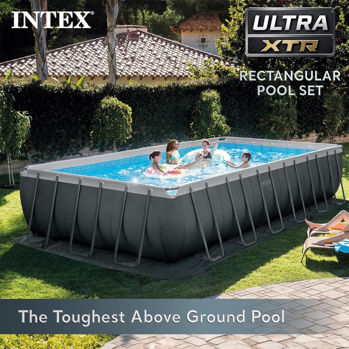 Intex Ultra XTR Rectangular Swimming Pool Set with Pump - Ezonesglobal - Buy at Wine Coolers Online