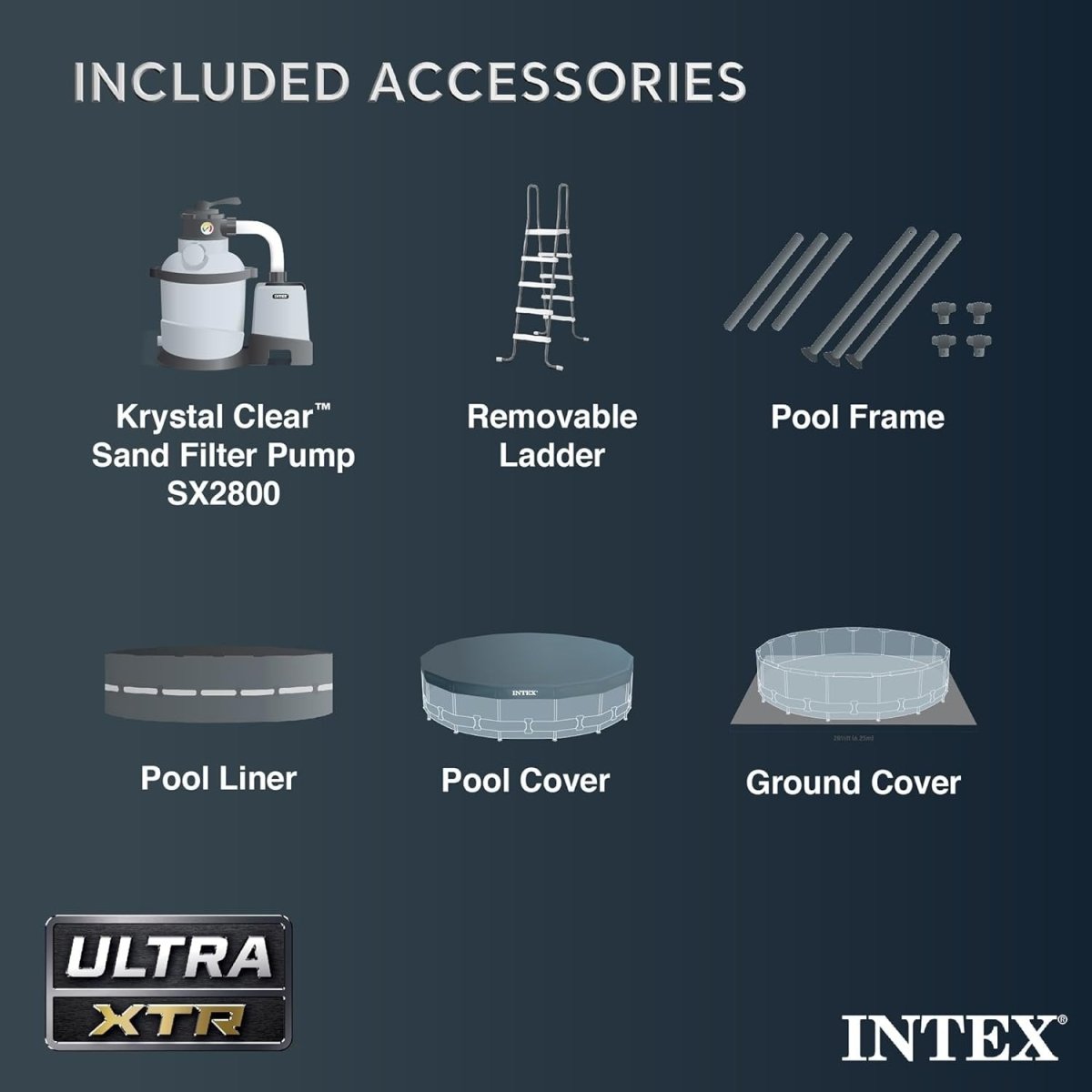 Intex Ultra XTR Round Frame Pool with Pump, Cooler, and Floats (2 Pack) - Ezonesglobal - Buy at Wine Coolers Online