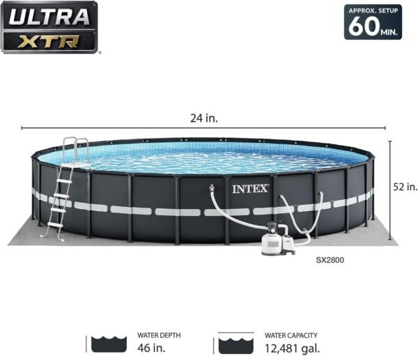 Intex Ultra XTR Round Frame Pool with Pump, Cooler, and Floats (2 Pack) - Ezonesglobal - Buy at Wine Coolers Online