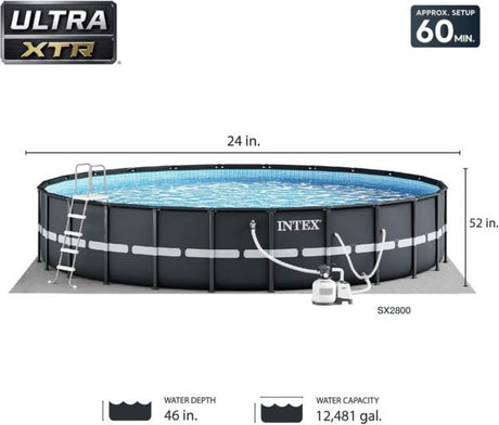 Intex Ultra XTR Round Frame Pool with Pump, Cooler, and Floats (2 Pack) - Ezonesglobal - Buy at Wine Coolers Online