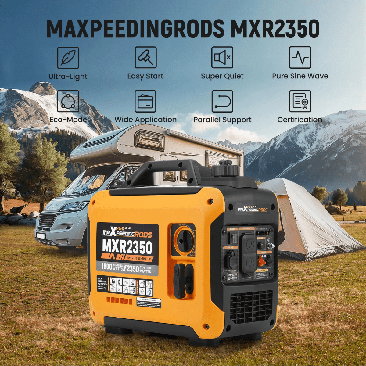 Inverter Generator Portable 2300W 2850W 3500W 4000W 5500W maXpeedingrods - Ezonesglobal - Buy at Wine Coolers Online