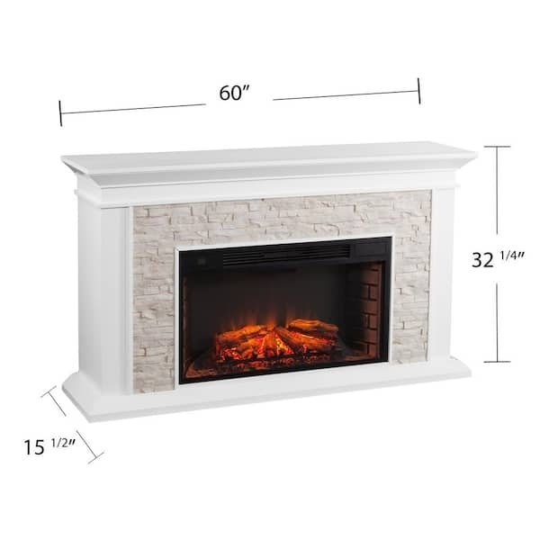 Ithaca 60.25 in. Electric Fireplace - Ezonesglobal - Buy at Wine Coolers Online