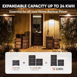 Jackery Solar Generator 4000 Kit, Explorer 2000 Plus and 1X PackPlus E2000 Plus Expandable Battery with 2X200W Solar Panel, 4085 Wh LiFePO4, 3000W Output for Outdoor RV Camping & Home Emergency - Ezonesglobal - Buy at Wine Coolers Online