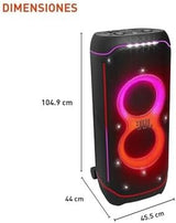 JBL Partybox Ultimate – Multi Purpose Party Speaker, with Wi - fi & Bluetooth Connectivity, Wireless, Lightshow, IPx4 Slashproof, Dual Mic & Guitar Inputs, Handle & Sturdy Wheels, Black - Ezonesglobal - Buy at Wine Coolers Online